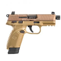 Pistolet semi automatique FN Herstal FN 502 Tactical 1x10 + 1x15 FDE/FDE