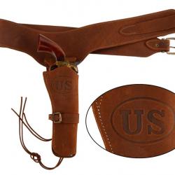 Ceinturon Union state - 110 cm - Marquage US + holster Ceinturon Union state - 110 cm - Marquage US