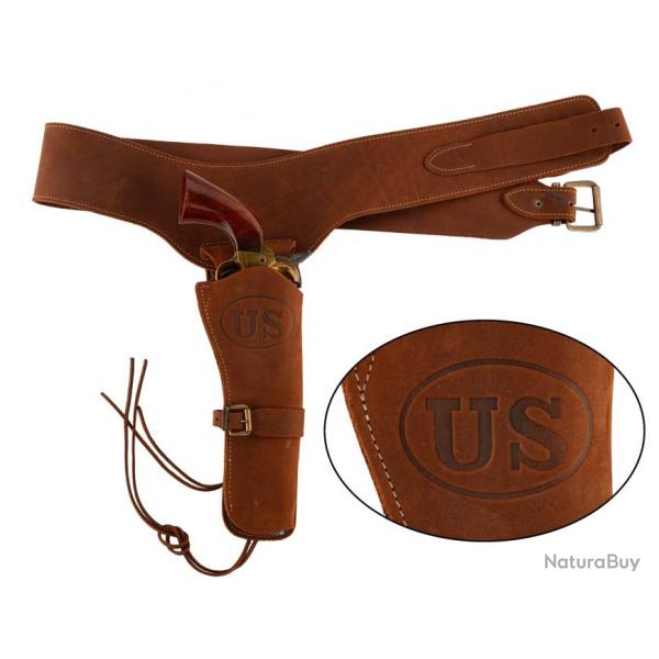 Ceinturon Union state - 110 cm - Marquage US + holster Ceinturon Union state - 110 cm - Marquage US