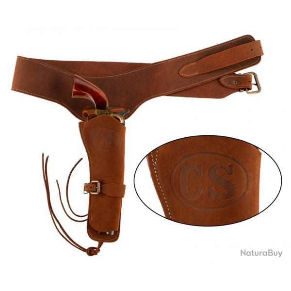 Ceinturon Confederation State - 110 cm - Marquage US + holster. Ceinturon Confederation state 110cm 