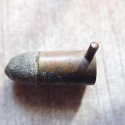 Munition, cartouche calibre 9 mm à broche