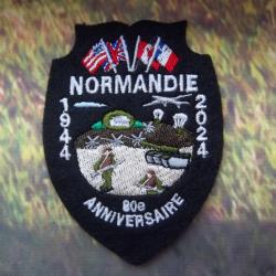 écusson collection militaire Normandie 1944 anniversaire 80 ème