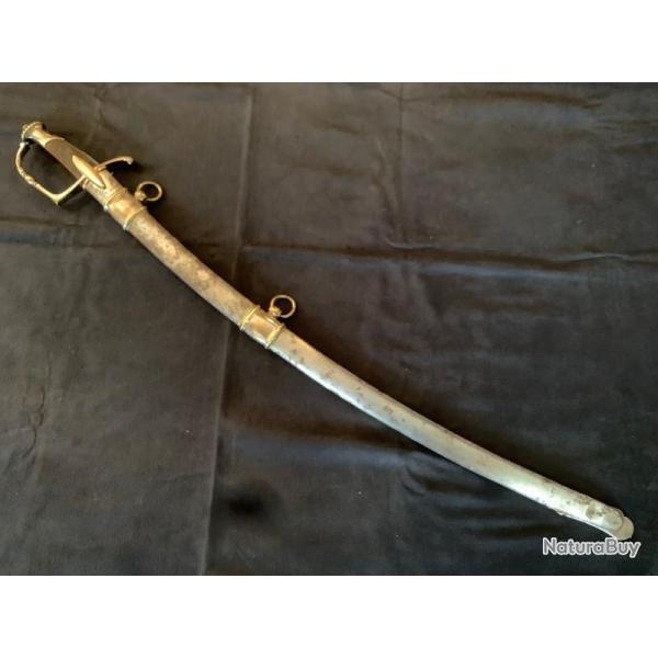 Sabre francais d'officier de cavalerie legere epoque restauration. 1816