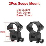 BESTSIGHT Anneaux de ontage pour lunette de visée de fusil de 30