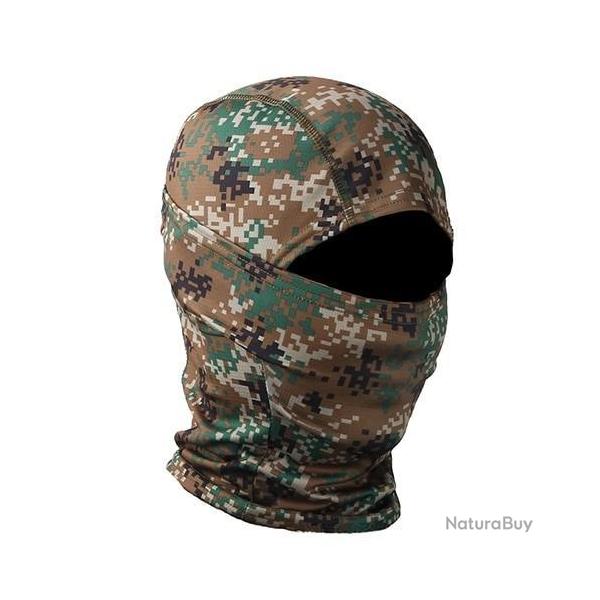 TACVASEN Cagoule de Chasse/Paintball/ Wargame Jungle Woodland -