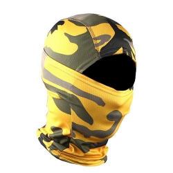 TACVASEN Cagoule de Chasse/Paintball/ Wargame Jaune -