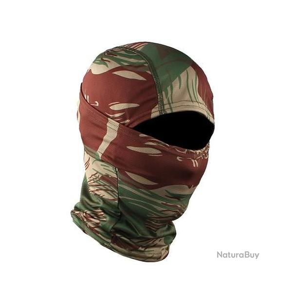 TACVASEN Cagoule de Chasse/Paintball/ Wargame Rouge/Vert