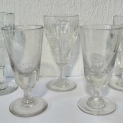 LOT VERRES À ABSINTHE