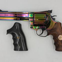 REVOLVER JANZ EM AURORA Green Rainbow Plasma 357 MAG  EN 6 POUCES