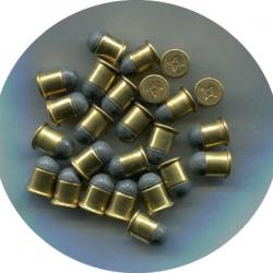Lot de 25 cartouches 9 mm Flobert -  balle plomb ronde - NCS - 1  sans prix de réserve