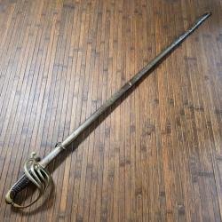 SABRE 1882 D'OFFICIER D'INFANTERIE KLINGENTHAL AVEC FOURREAU