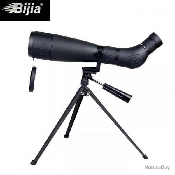 BIJAA 20-60x60 Longue-vue ZOOM HD avec Trpied Portable BAK4 -