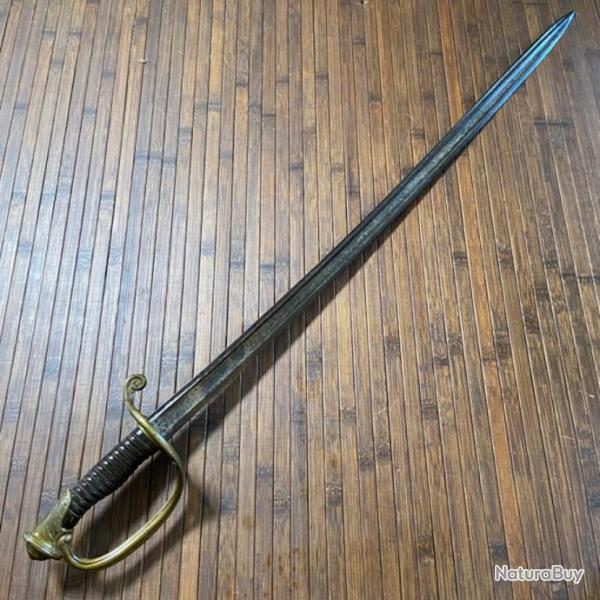 SABRE OFFICIER OU ADJUDANT INFANTERIE ML 1855 MANUFACTURE D'ARMES DE ST ETIENNE