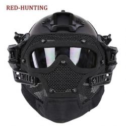 Casque Noir Tactique Protection