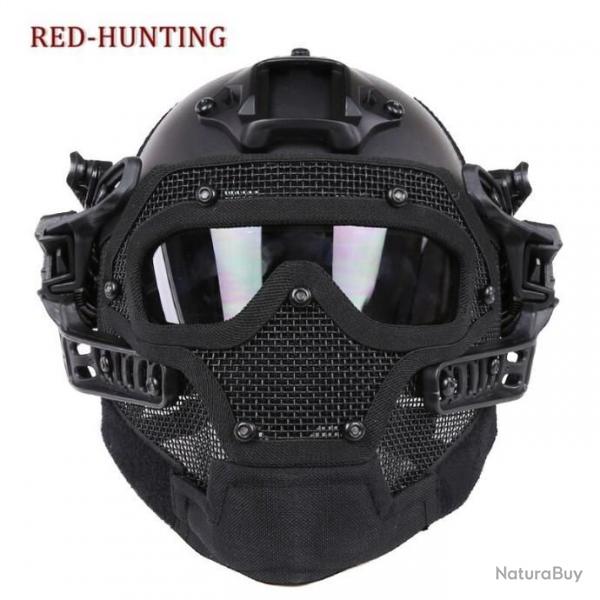 Casque Noir Tactique Protection