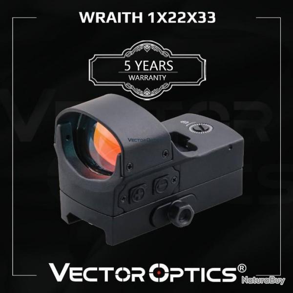 Vector optical-rflexe tactique 3 MOA, capteur de mouvement