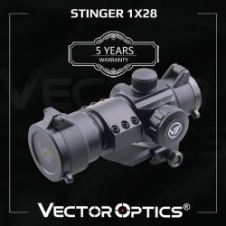 Vector Optics Stinger 1x28, lunette de visée à points rouges