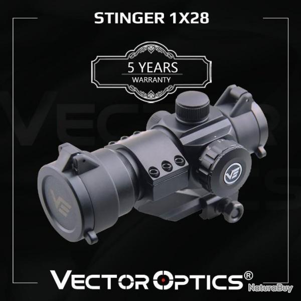 Vector Optics Stinger 1x28, lunette de vise  points rouges