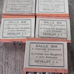 Lot de 5 boîtes de balles calibre 12 et/ou 16.