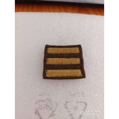Lot de grades armée us SERGEANT kaki ORIGINAL - Insignes en tissu