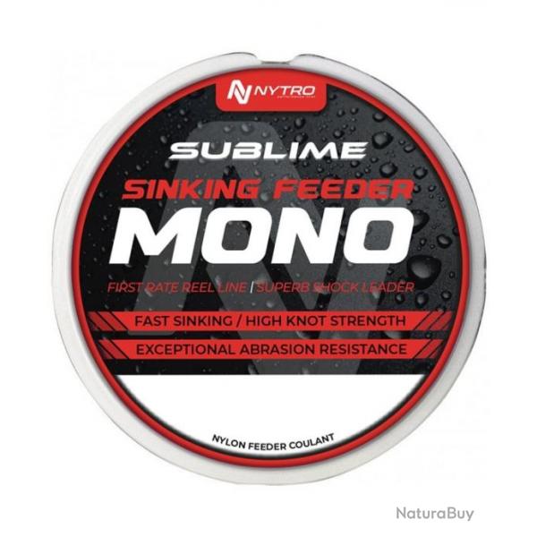 NYTRO FIL DE PCHE SUBLIME SINKING FEEDER MONO 150M NYTRO 0,20mm