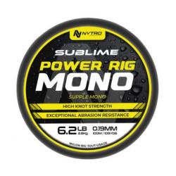 NYTRO FIL DE PÊCHE SUBLIME POWER RIG MONO 100M NYTRO 0,19mm