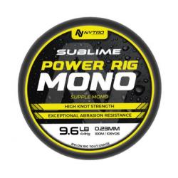 NYTRO FIL DE PÊCHE SUBLIME POWER RIG MONO 100M NYTRO 0,23mm