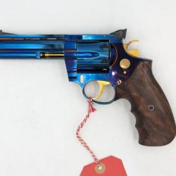 REVOLVER KORTH CLASSIC 357 MAG PLASMA BLEU POLI EN 4,25 POUCES