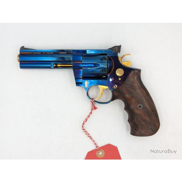 REVOLVER KORTH CLASSIC 357 MAG PLASMA BLEU POLI EN 4,25 POUCES