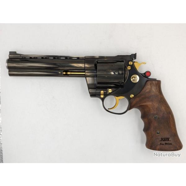 REVOLVER KORTH CLASSIC 44 MAG PLASMA NOIR BRILLANT EN 6 POUCES