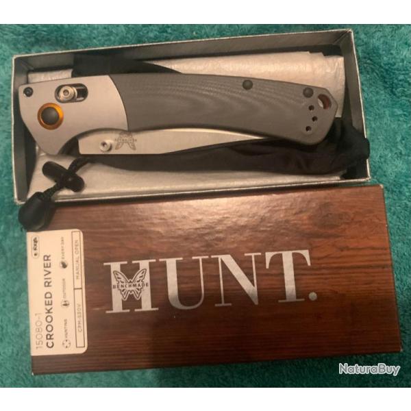 Couteau pliant Benchmade Hunt Crooked River G10 15080-1