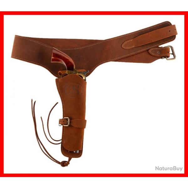 CEINTURON CONFEDERATION STATE  - 110 CM - MARQUAGE US + HOLSTER