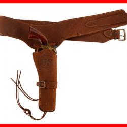 CEINTURON UNION STATE  - 110 CM - MARQUAGE US + HOLSTER