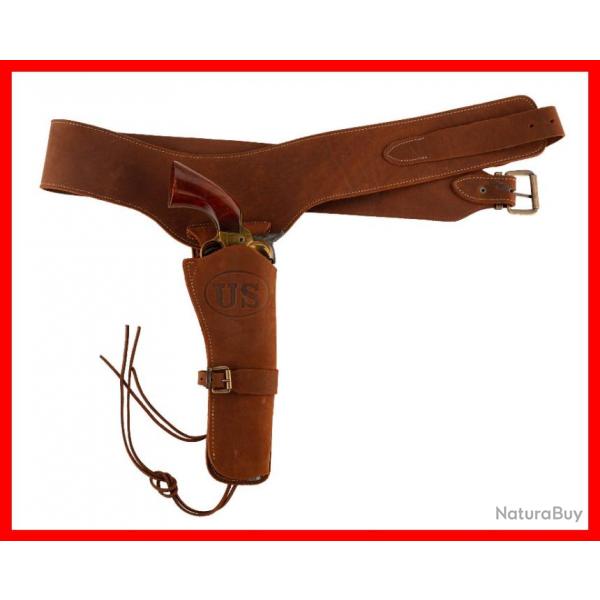 CEINTURON UNION STATE  - 110 CM - MARQUAGE US + HOLSTER