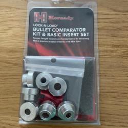 Comparateur de balle Hornady kit and basic insert Set B234