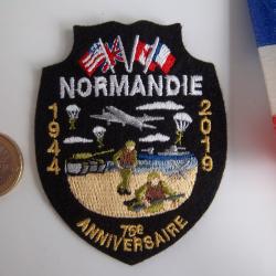 75 ème anniversaire écusson collection 1944 Normandie