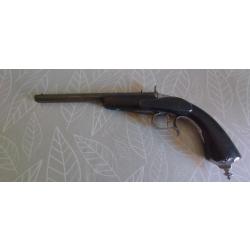 Pistolet Flobert liégeois canon lisse monocoup cal 22 ou 5.5 mm bosquette cat D