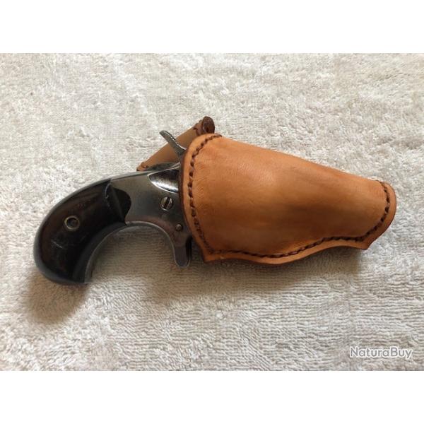 Etui / Holster Colt New Line 41 LC en Cuir Marron