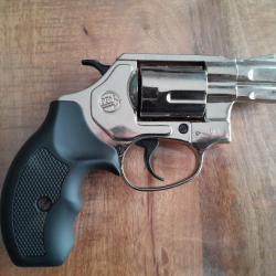 Revolver alarme BRUNI - NEW 380 - Cal. 9mm RK (.380) Nickel 2"