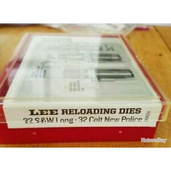 LEE RELOADING DIES - 3 OUTILS - 32S&W LONG - 32 COLT N.P.