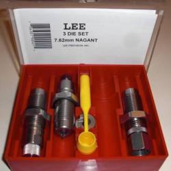 LEE RELOADING DIES - 3 OUTILS - 7.62MM NAGANT