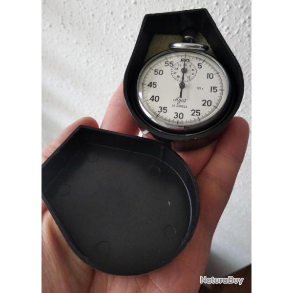 AGAT CHRONOMTRE / STOPWATCH MCANIQUE FABRIQU EN URSS CCCP 1970