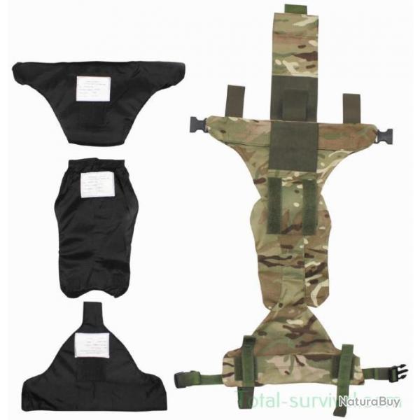 ENCHERE A PROTEGE AINE COMPLET AVANT ET ARRIERE MULTICAM OTAN KEVLAR