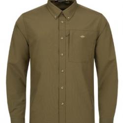 Chemise BLASER Airflow olive foncé pour homme