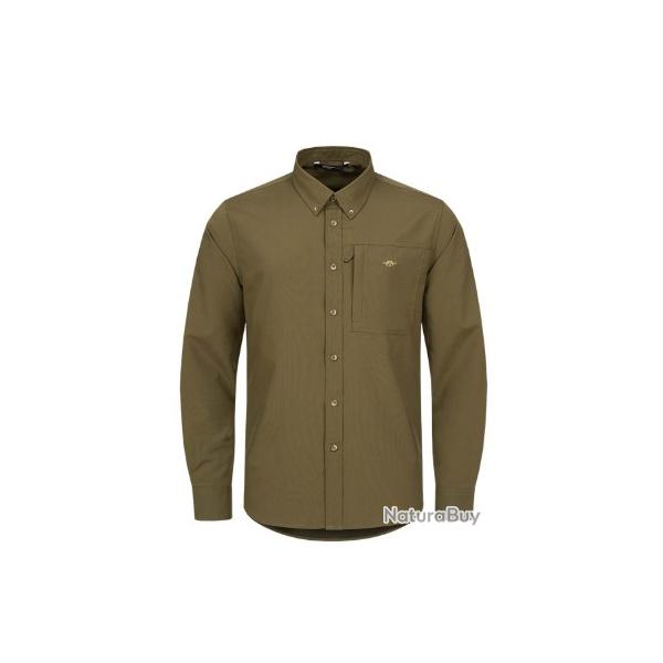 DB24 - Chemise BLASER Airflow olive fonc pour homme