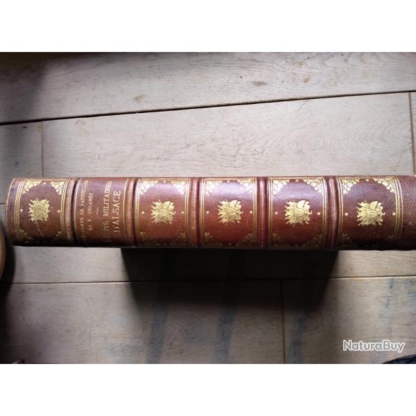 Livre Rcits Militaires d'Alsace Bon tat