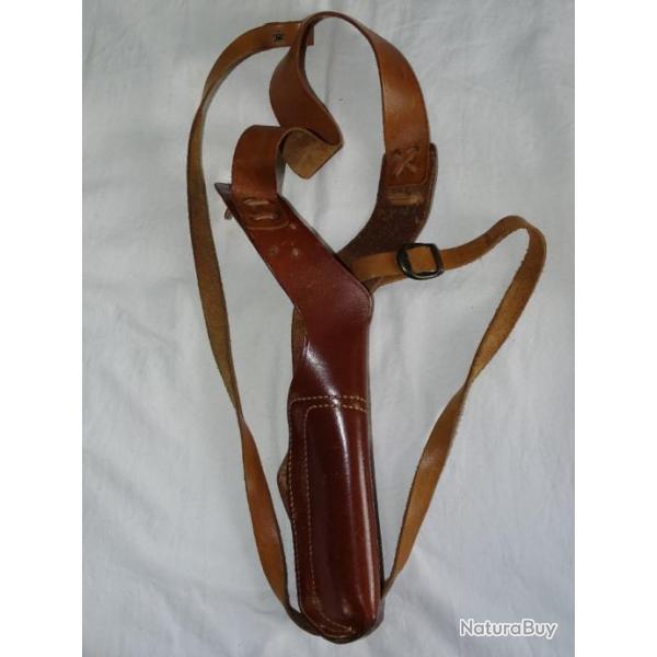 Holster d'paule en cuir pour  pistolet