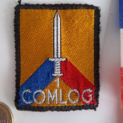 écusson 1er COMLOG - Commandement Logistique - 1972-1998 - Insigne tissu