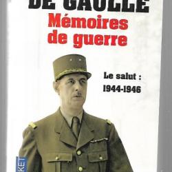 mémoires de guerre charles de gaulle 3 volumes  1940-1946 pocket