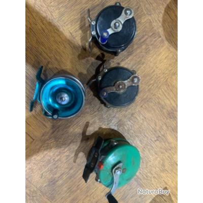 LOT DE 3 MOULINETS ANCIENS : CADOR NYLEX SUPER-LEX tous en état de